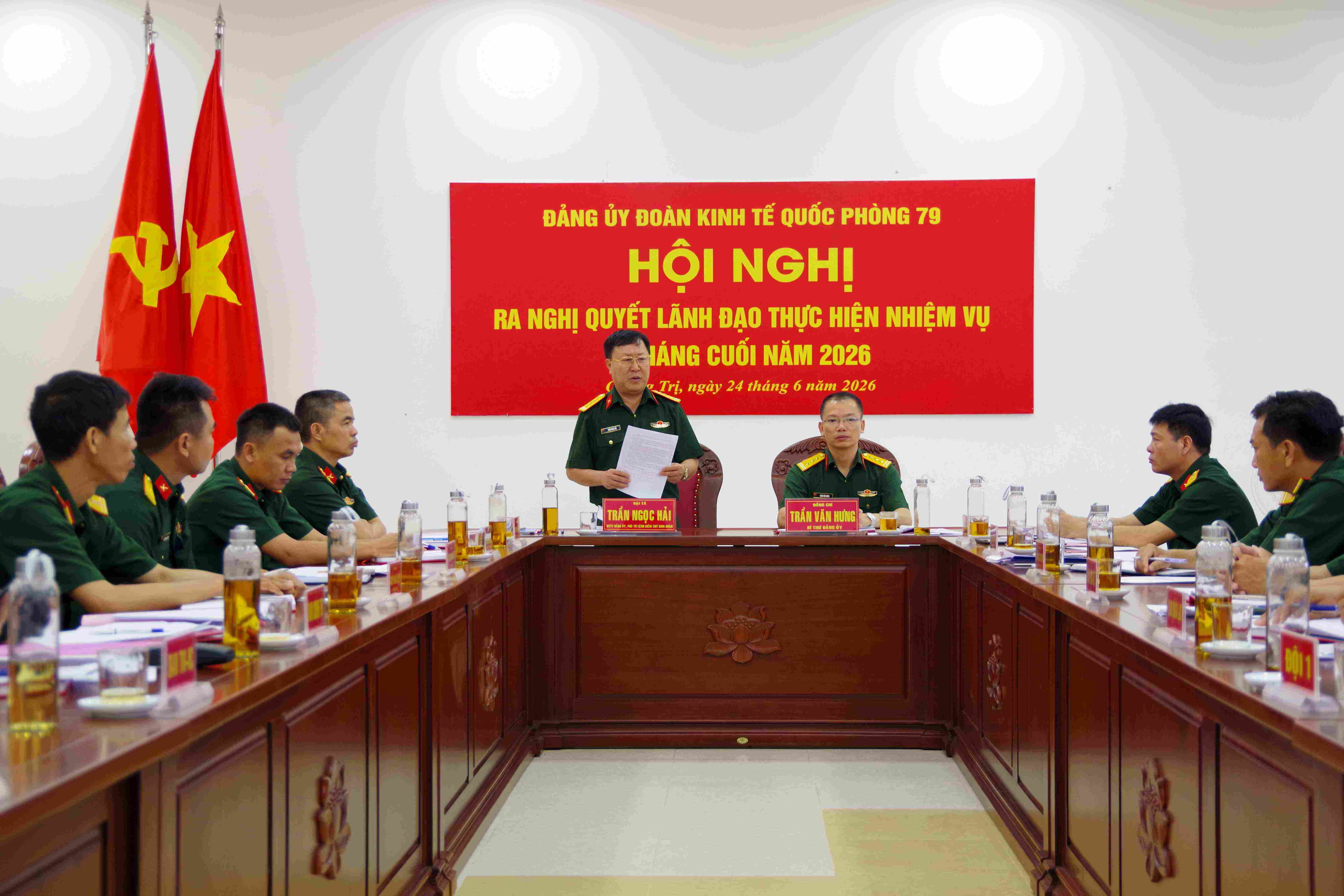 Đảng ủy Đoàn KT-QP 79 (Binh đoàn 15) tập trung lãnh đạo hoàn thành toàn diện nhiệm vụ năm 2026
