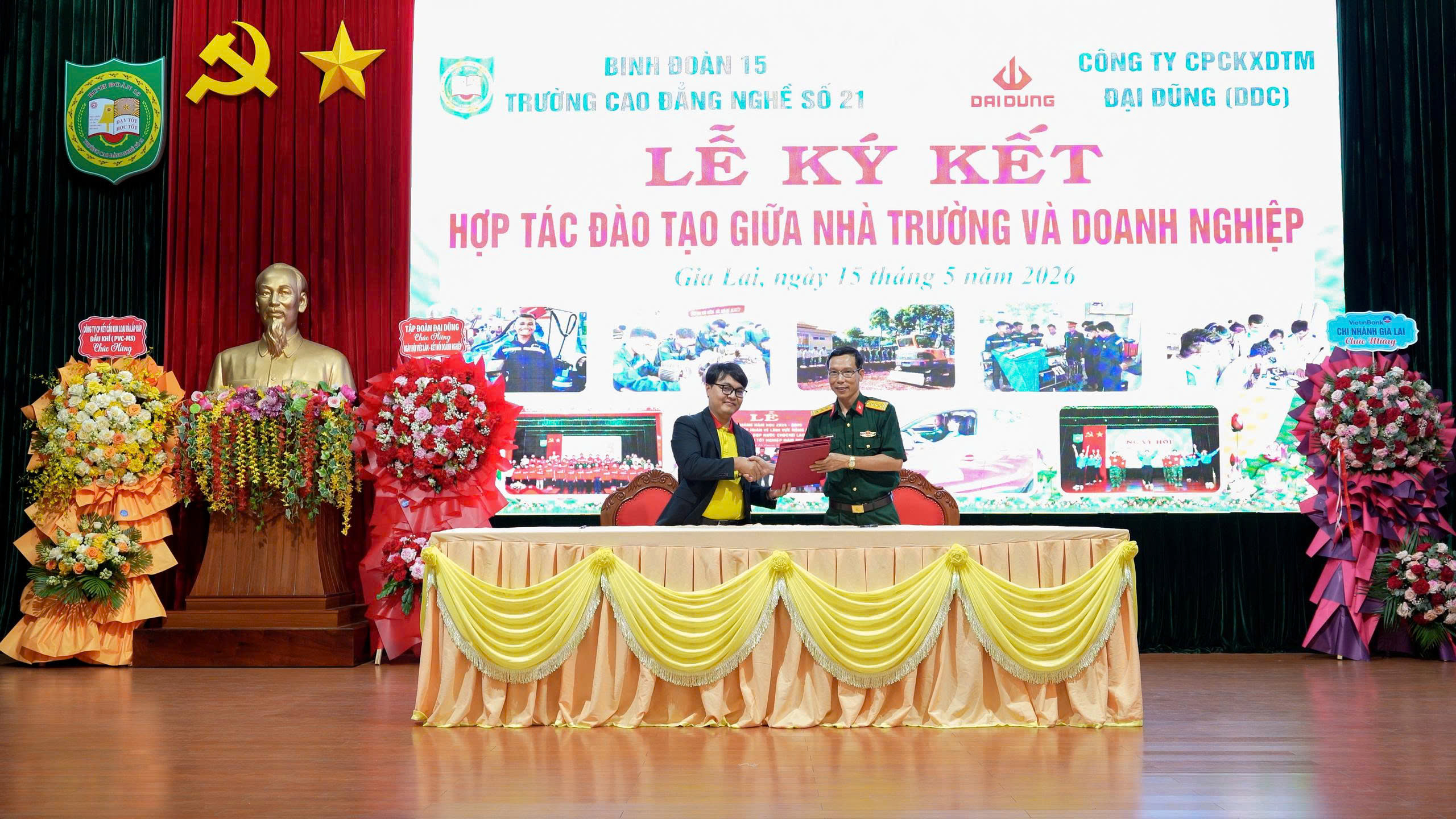 Trường Cao đẳng nghề số 21: Gắn kết đào tạo nghề với thị trường lao động