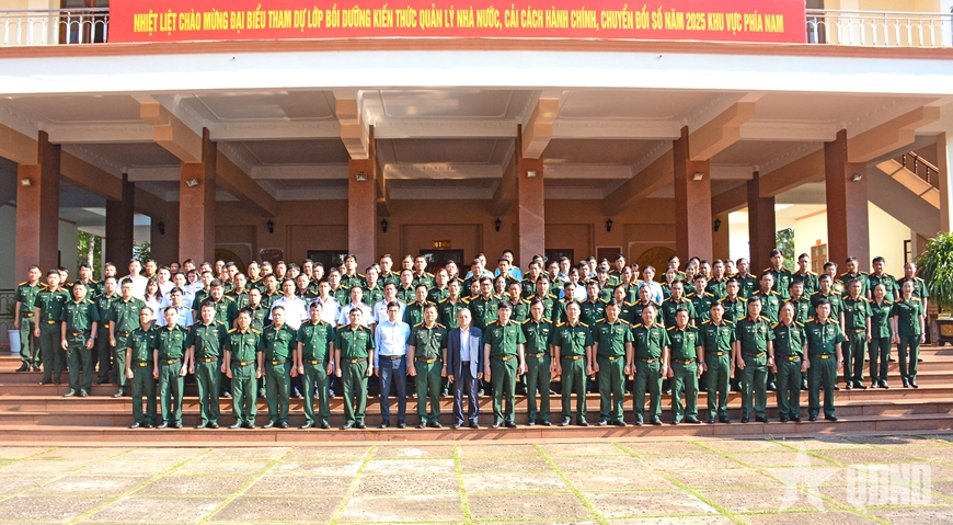Nâng cao năng lực cải cách hành chính, chuyển đổi số cho cán bộ, nhân viên các đơn vị khu vực phía Nam trực thuộc Bộ Quốc phòng