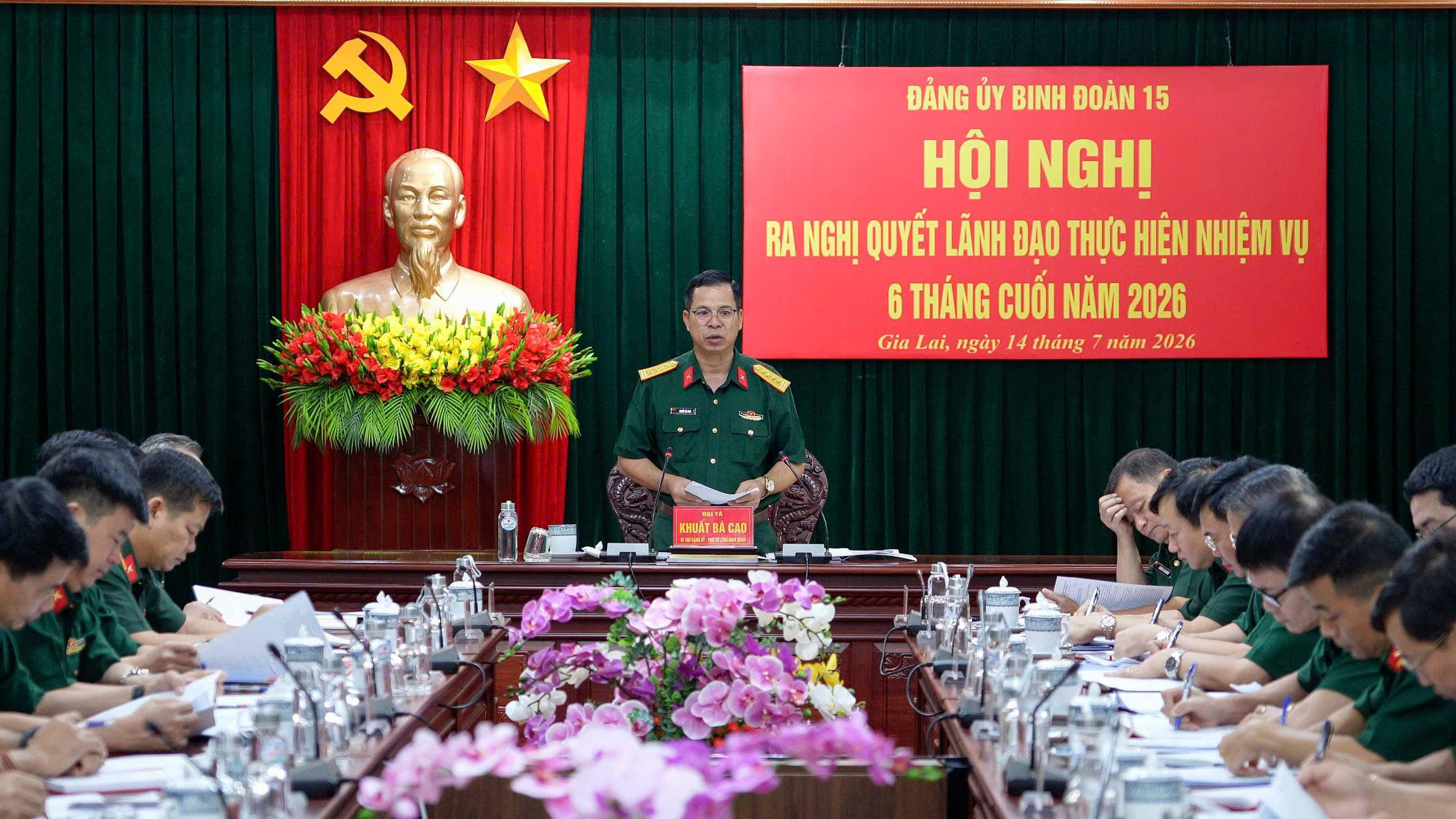 Đảng ủy Binh đoàn 15 ra nghị quyết lãnh đạo thực hiện nhiệm vụ 6 tháng cuối năm 2026