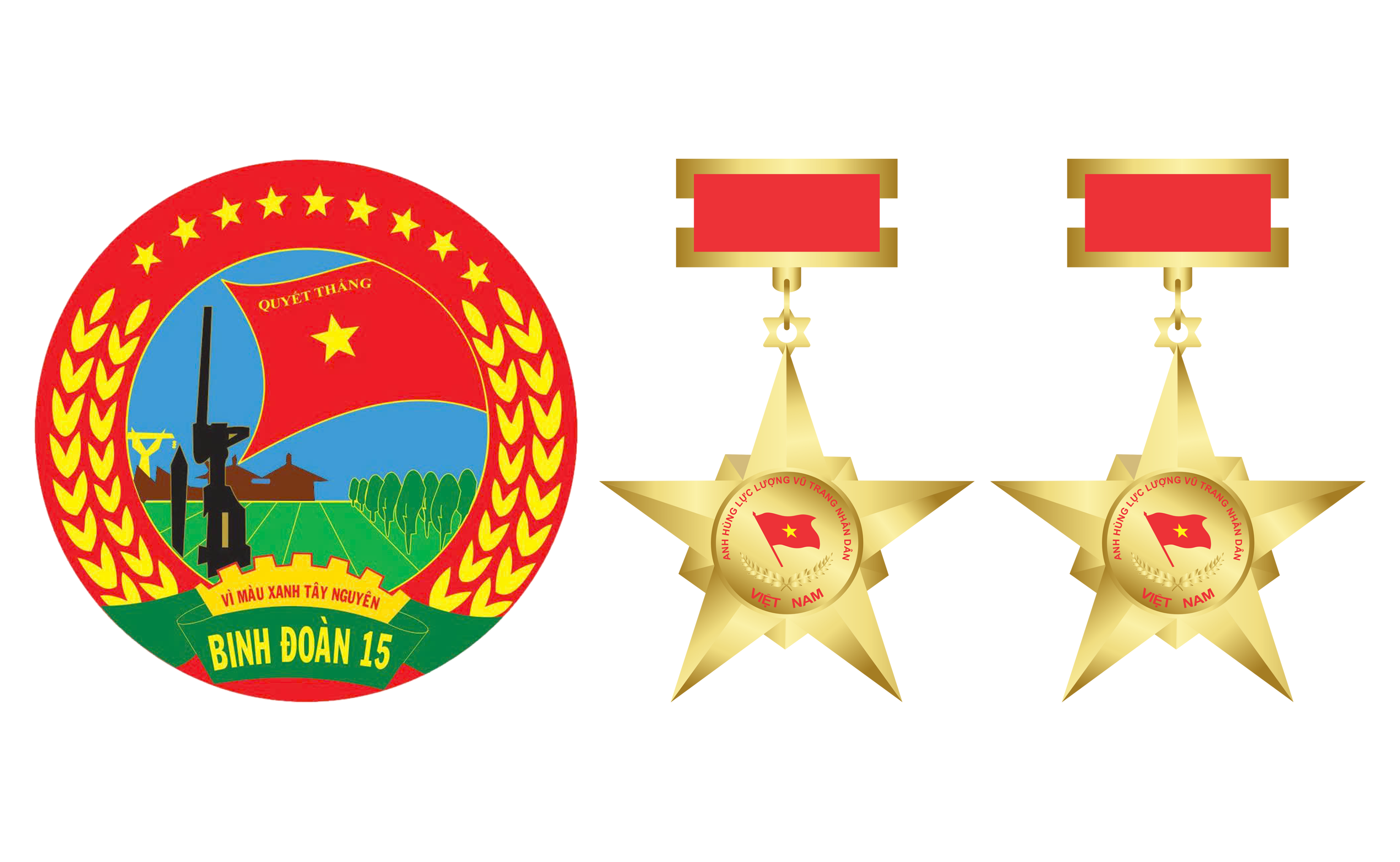 Binh đoàn 15<br>(Tổng công ty 15)<br><i>Vì màu xanh Tây Nguyên</i>