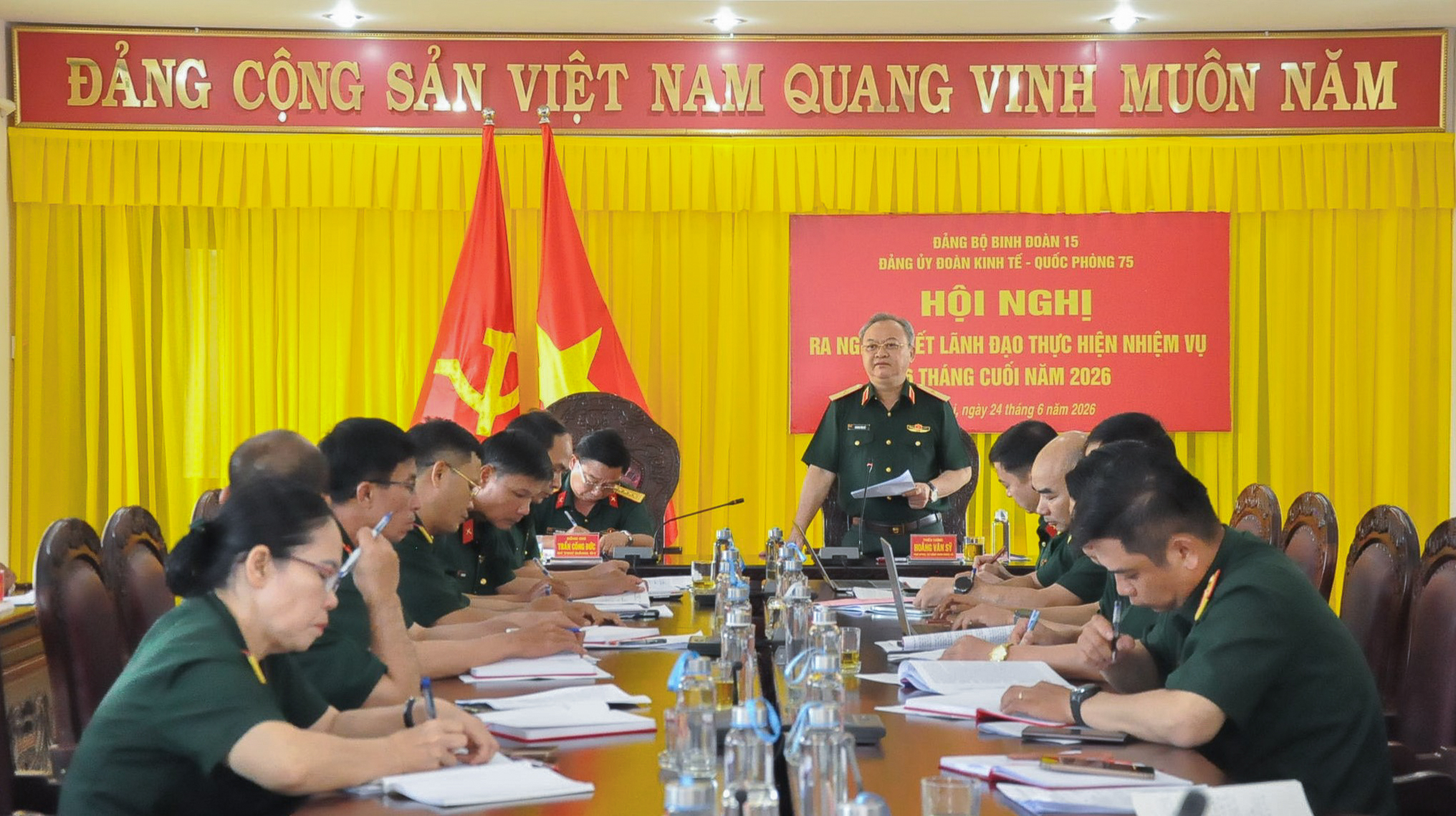 Đảng ủy Đoàn KT-QP 75 ra nghị quyết lãnh đạo thực hiện nhiệm vụ 6 tháng cuối năm 2026