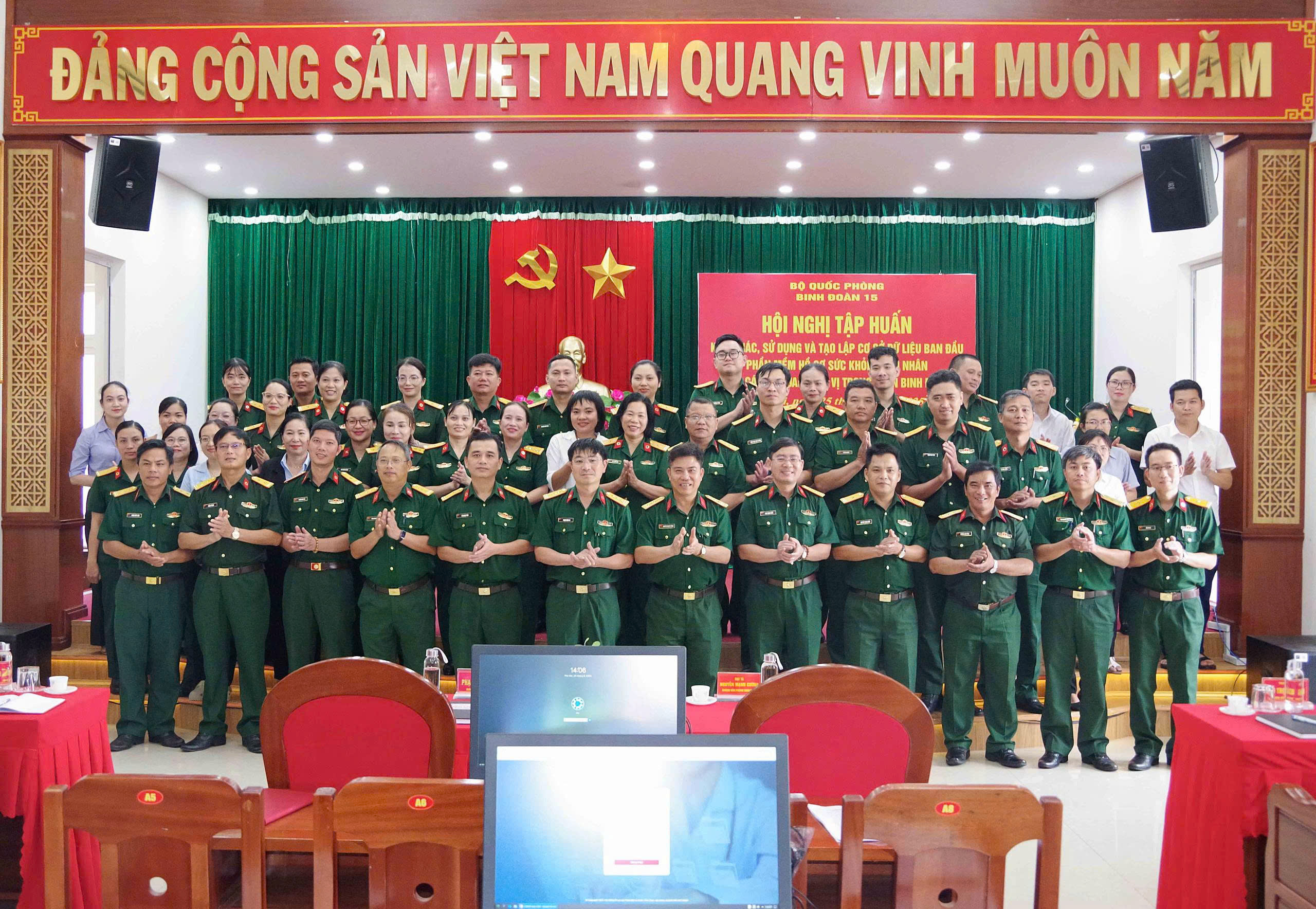 Binh đoàn 15 tập huấn khai thác, sử dụng Hệ thống Hồ sơ sức khỏe điện tử quân nhân