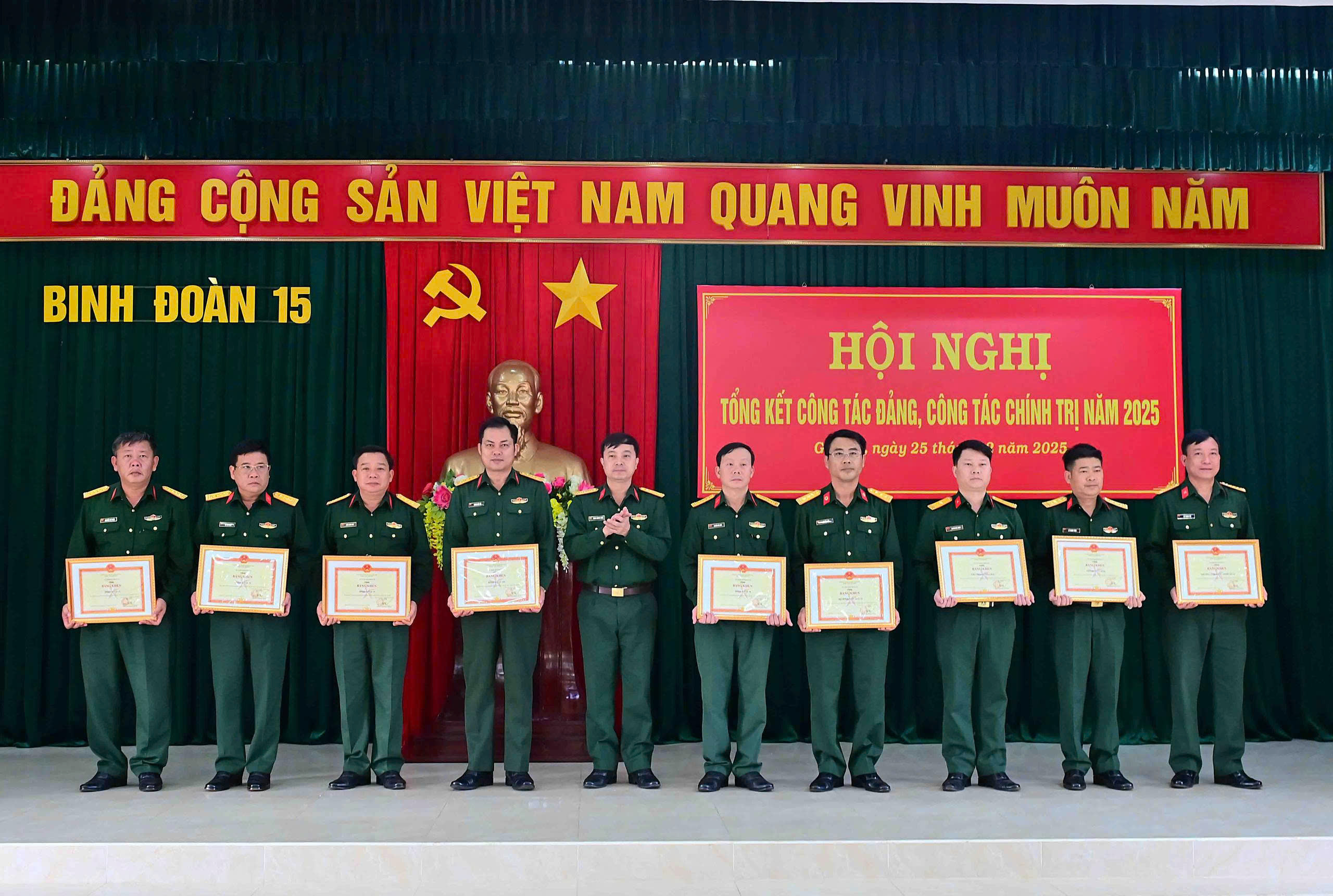 Binh đoàn 15 tổng kết công tác Đảng, công tác chính trị năm 2025