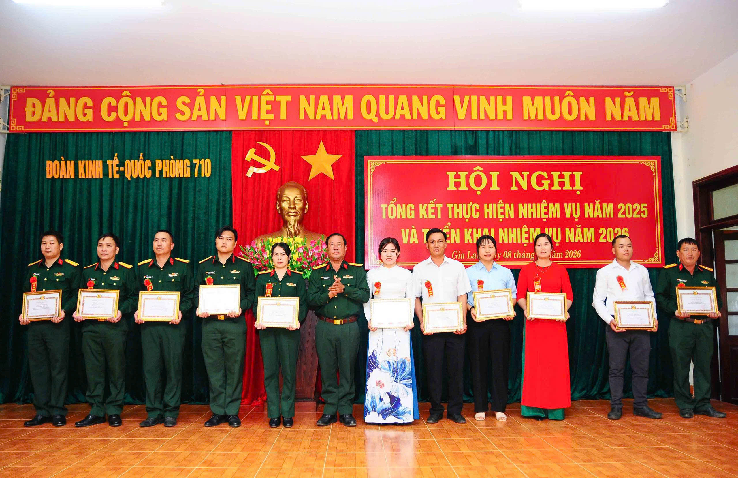 Đoàn KT-QP 710 vượt khó ổn định sản xuất, bảo đảm quốc phòng - an ninh trên địa bàn