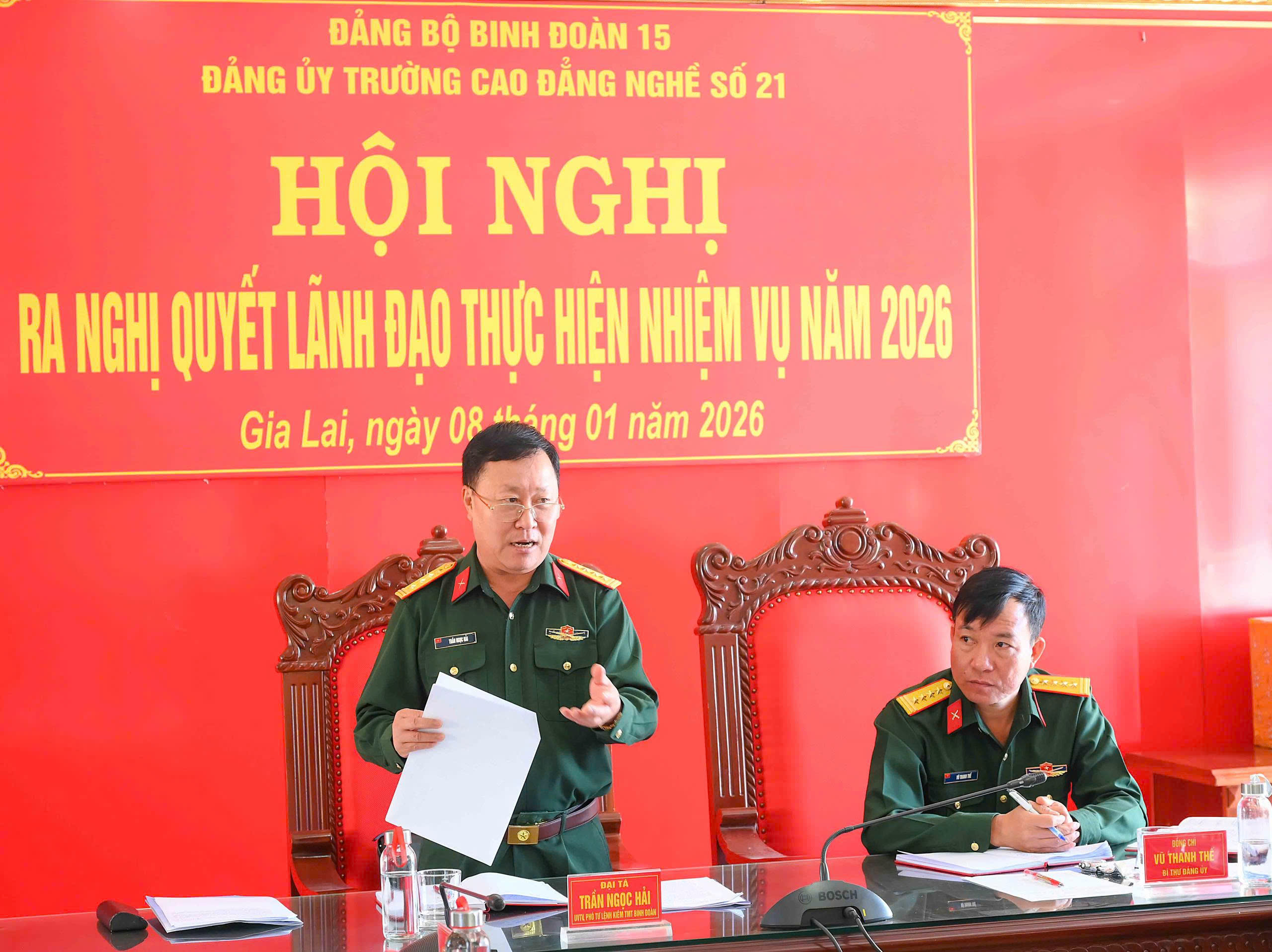 Trường Cao đẳng nghề số 21: đột phá nâng cao chất lượng đào tạo, quyết tâm thực hiện thắng lợi nhiệm vụ năm 2026
