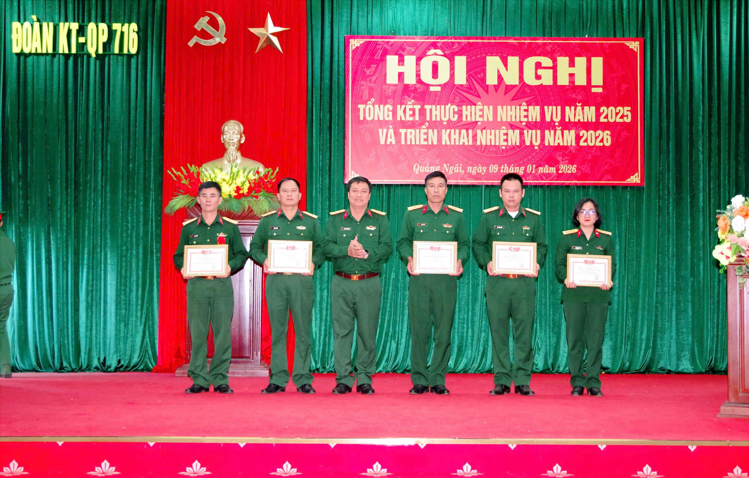 Đảng ủy Đoàn kinh tế - Quốc phòng 716 ra nghị quyết lãnh đạo thực hiện nhiệm vụ năm 2026