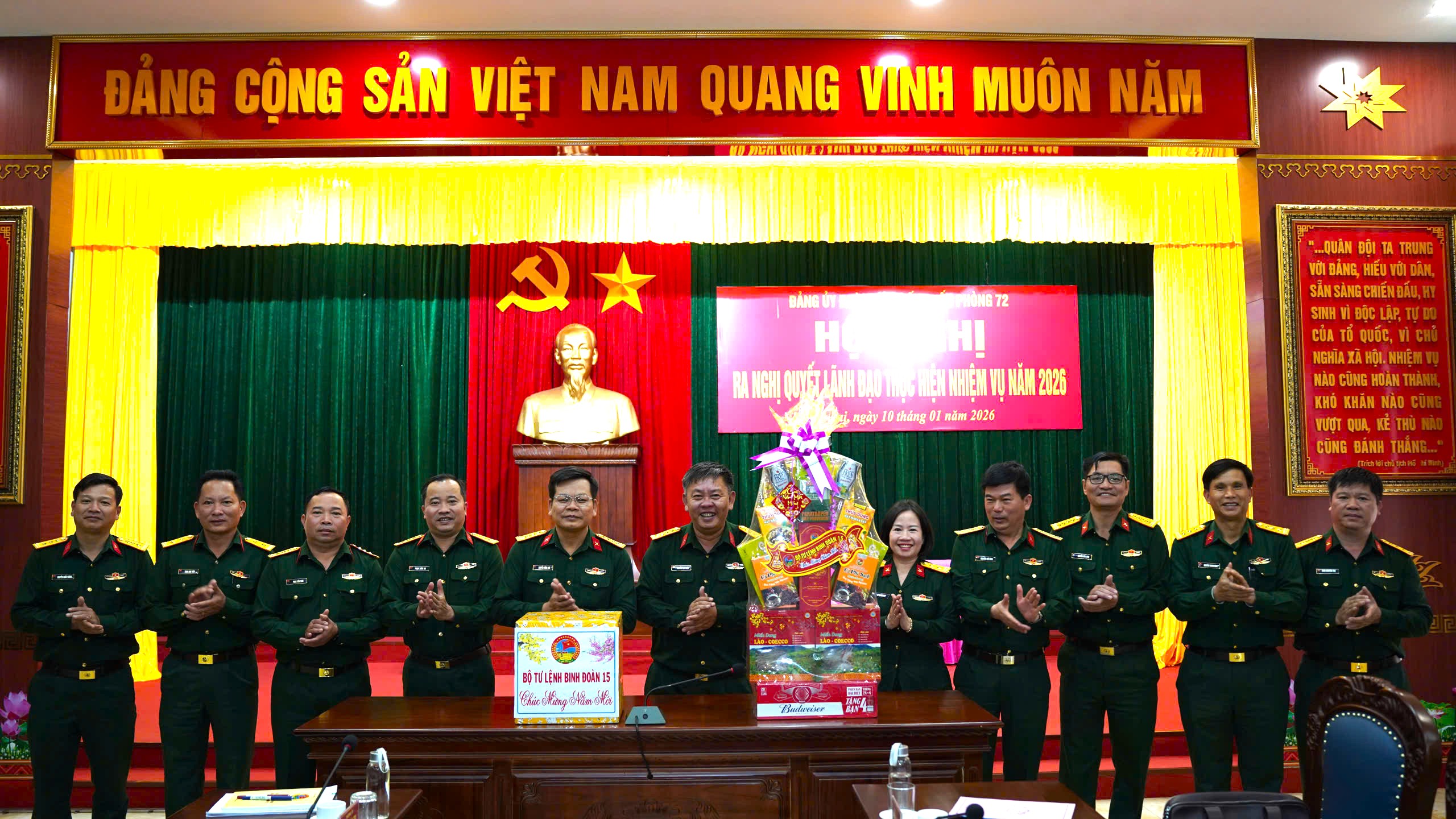 Đoàn KT-QP 72 tập trung ổn định sản xuất, chăm lo người lao động, tạo nền tảng hoàn thành nhiệm vụ năm 2026