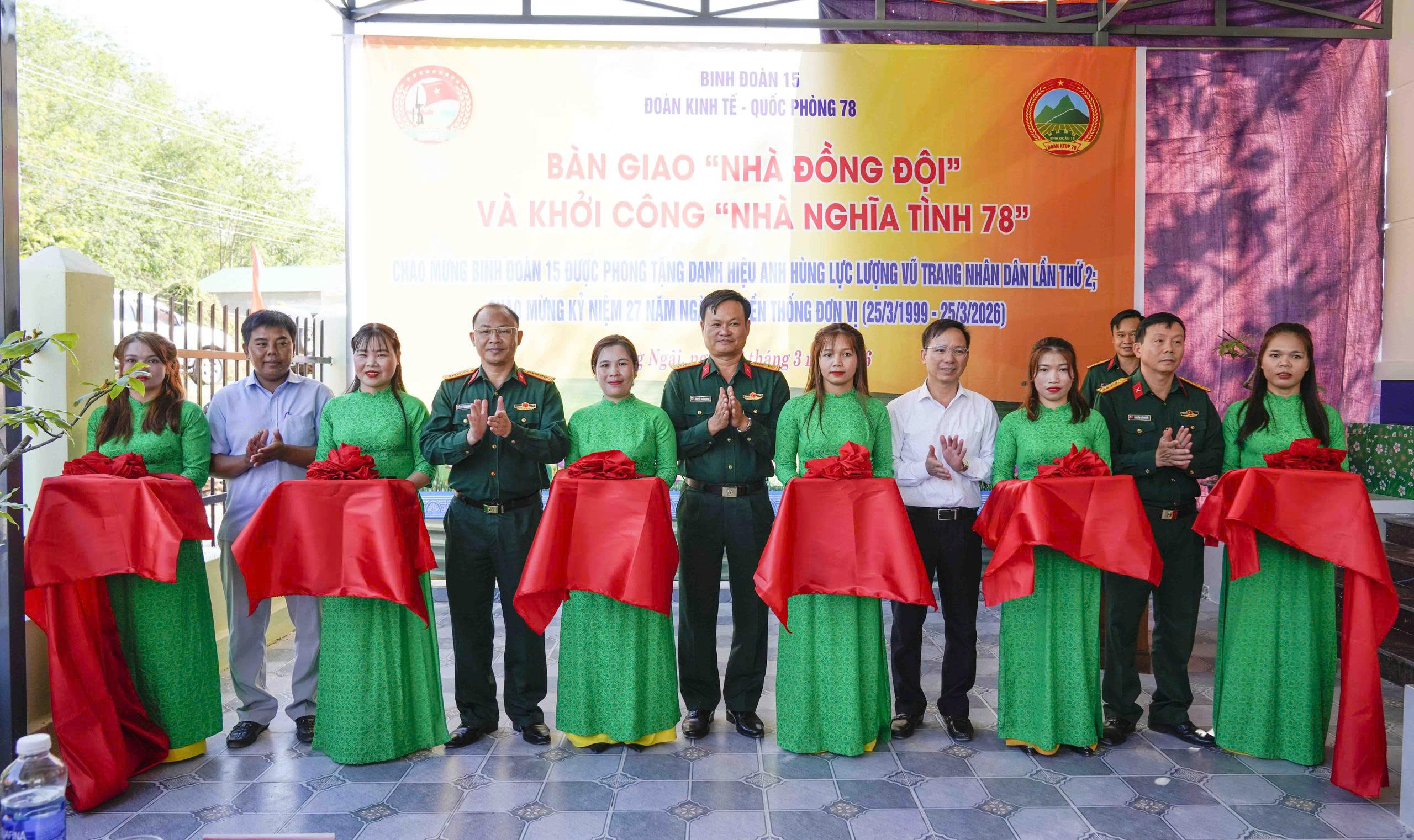 Đoàn KT-QP 78 xây dựng “Nhà Đồng đội”, “Nhà Nghĩa tình 78” góp phần ổn định đời sống người lao động