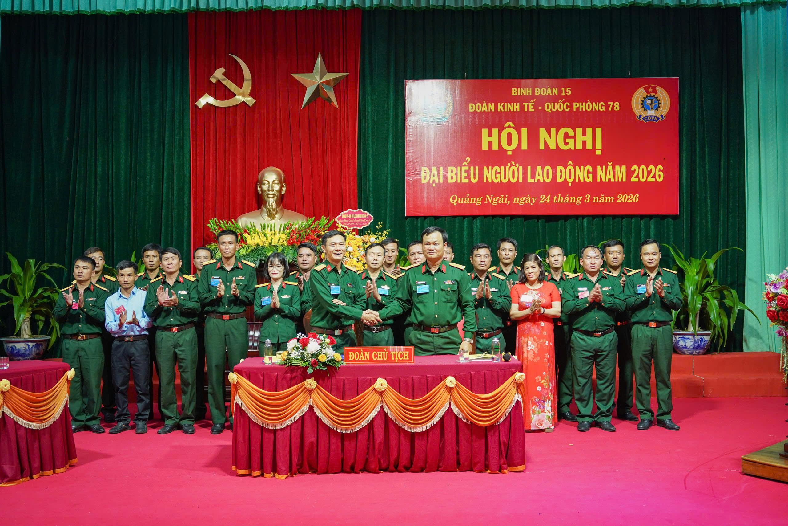 Đoàn Kinh tế - Quốc phòng 78 tổ chức Hội nghị Đại biểu Người lao động năm 2026