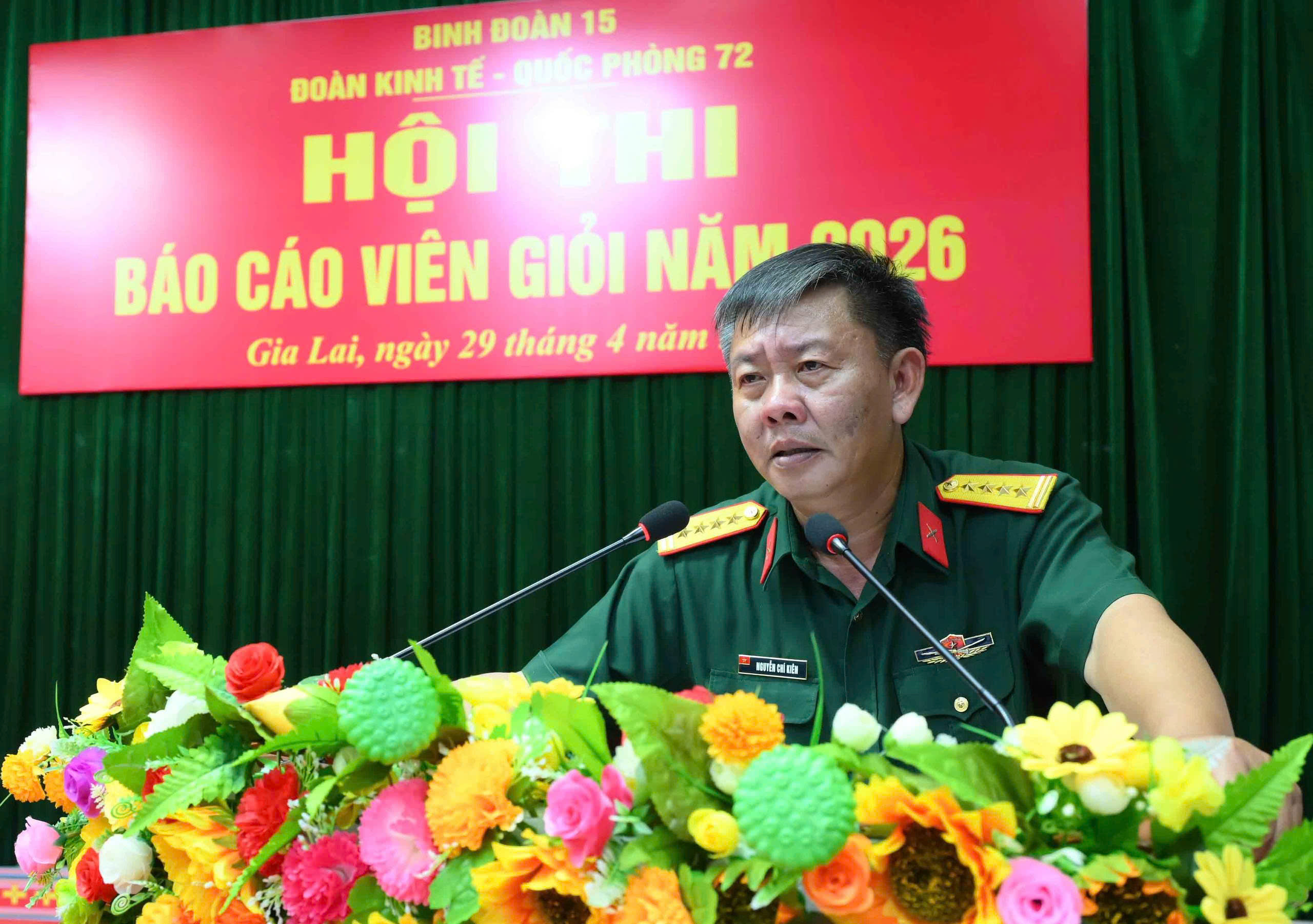 Ứng dụng công nghệ, nâng cao hiệu quả tuyên truyền tại Hội thi Báo cáo viên Đoàn KT-QP 72