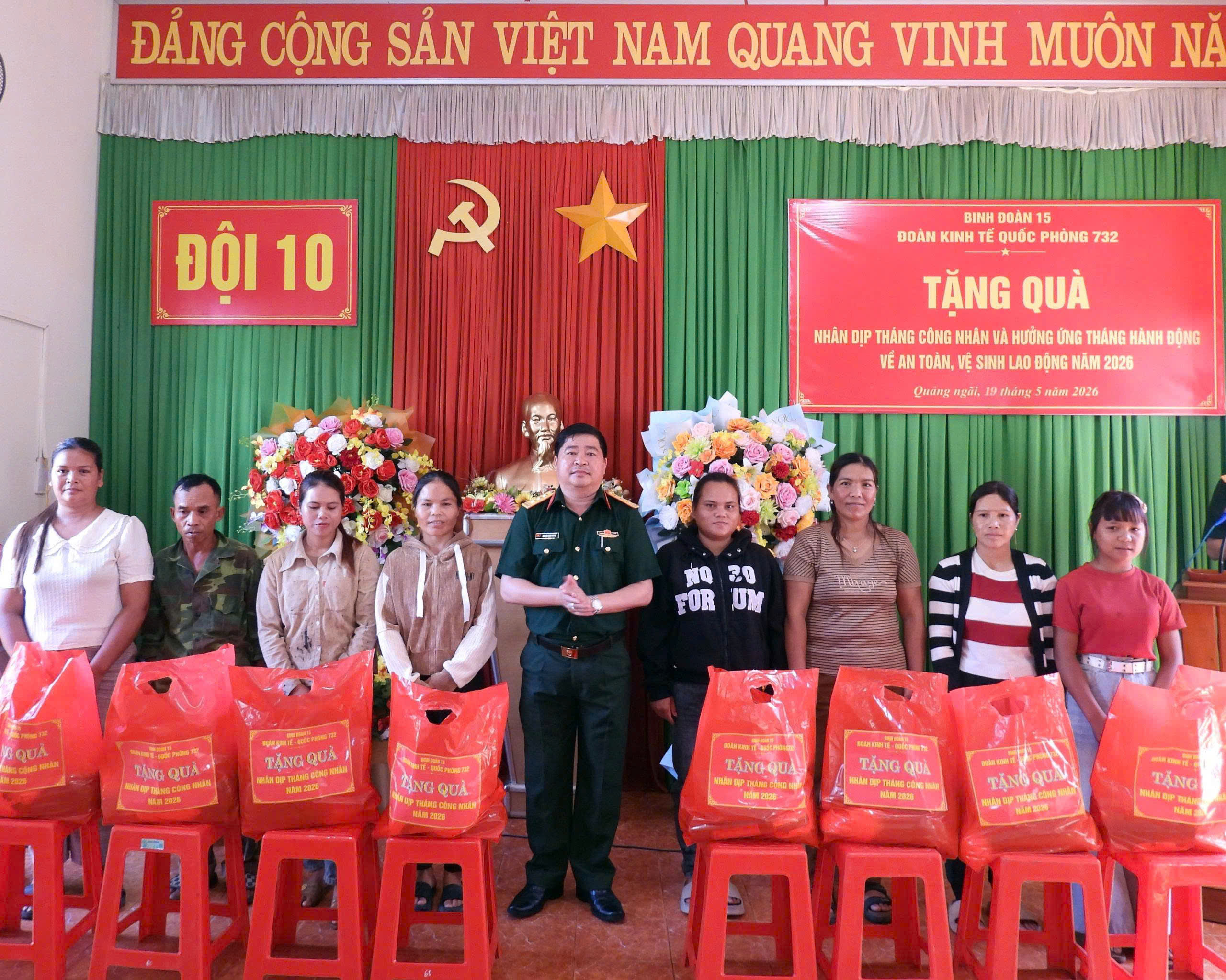 Đoàn KT-QP 732 đồng hành cùng người lao động gắn với tăng cường công tác dân vận