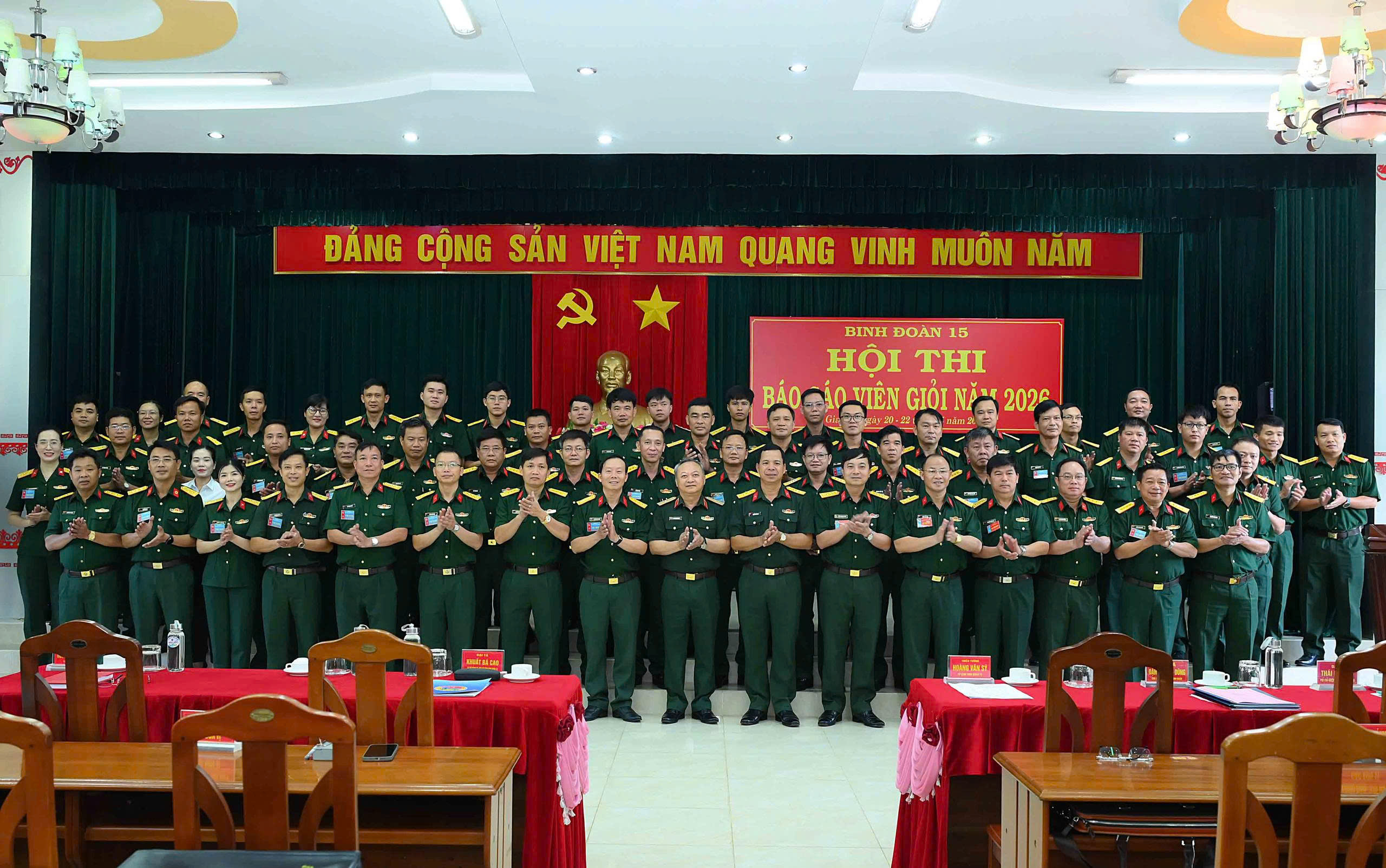 Dấu ấn từ Hội thi Báo cáo viên giỏi Binh đoàn 15 năm 2026