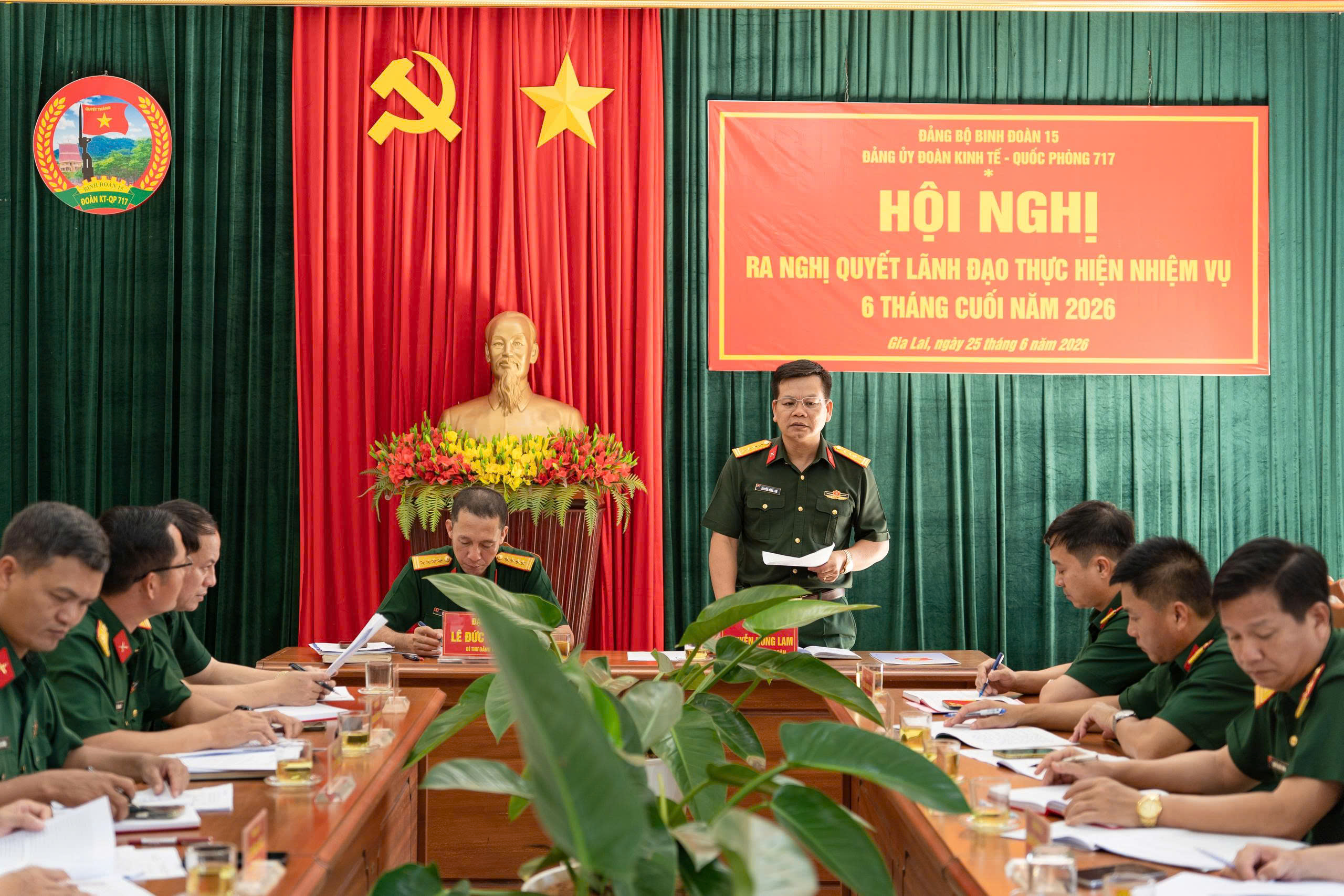 Đoàn KT-QP 717 (Binh đoàn 15) quyết tâm tạo chuyển biến vững chắc, hoàn thành nhiệm vụ năm 2026