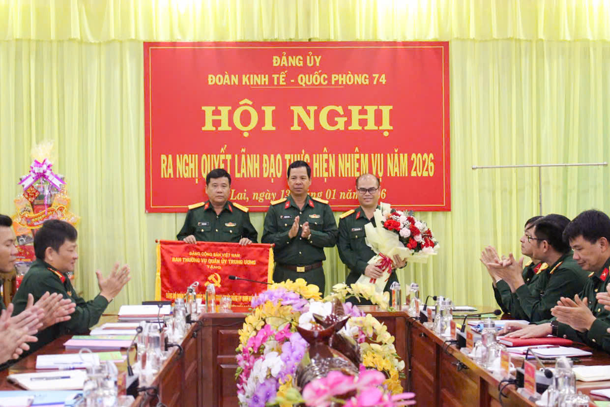 ĐẢNG ỦY ĐOÀN KT-QP 74 TĂNG CƯỜNG LÃNH ĐẠO, TẠO ĐỘT PHÁ THỰC HIỆN NHIỆM VỤ NĂM 2026