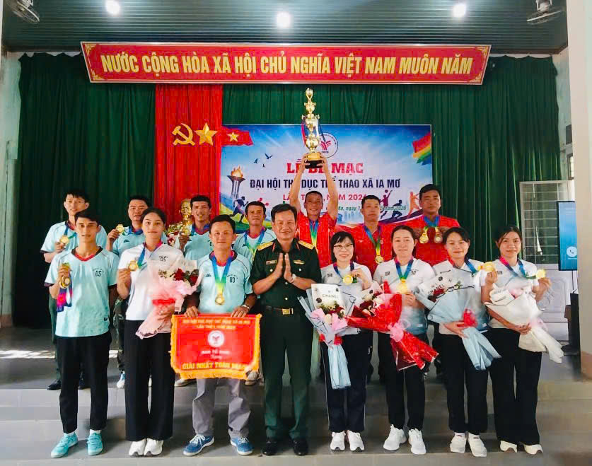 Đoàn KT-QP 710 đạt thành tích Nhất toàn đoàn tại Đại hội Thể dục Thể thao xã Ia Mơ lần thứ I năm 2026