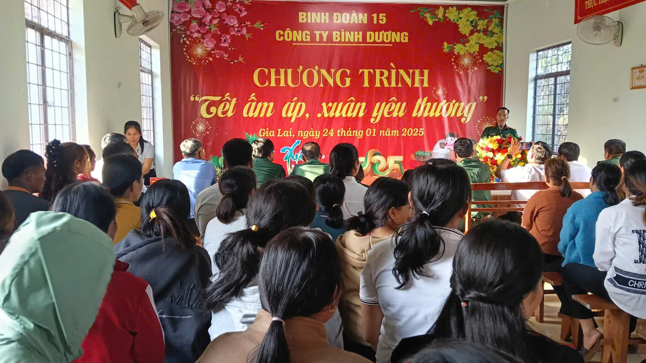 Công ty Bình Dương tổ chức chương trình “Tết ấm áp, Xuân yêu thương”