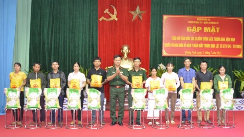 Đoàn Kinh tế - Quốc phòng 78 tổ chức nhiều hoạt động tri ân nhân kỷ niệm 78 năm Ngày Thương binh - Liệt sĩ